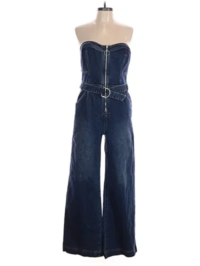 Pre-owned Bebe Jumpsuit In Blue