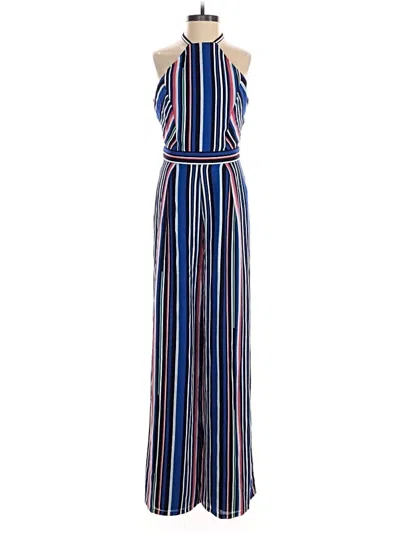 Pre-owned Bebe Jumpsuit In Blue