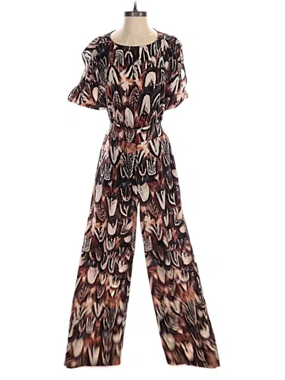 Pre-owned Bebe Jumpsuit In Brown