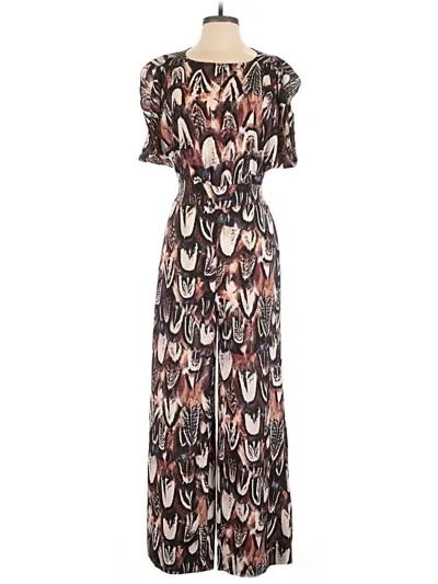 Pre-owned Bebe Jumpsuit In Brown