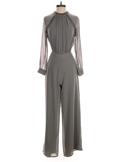 Pre-owned Bebe Jumpsuit In Gray