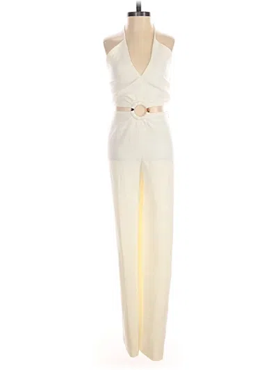 Pre-owned Bebe Jumpsuit In Ivory