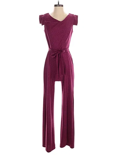 Pre-owned Bebe Jumpsuit In Purple