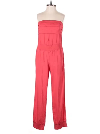 Pre-owned Bebe Jumpsuit In Red