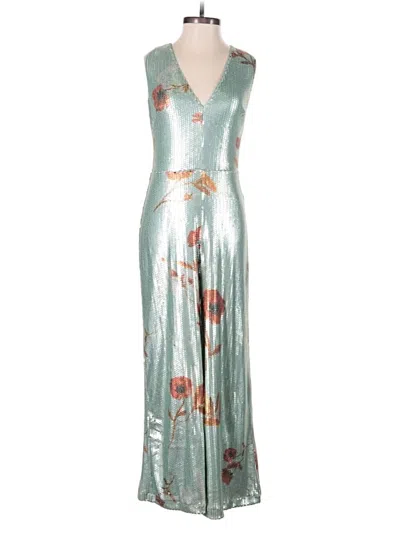 Pre-owned Bebe Jumpsuit In Silver