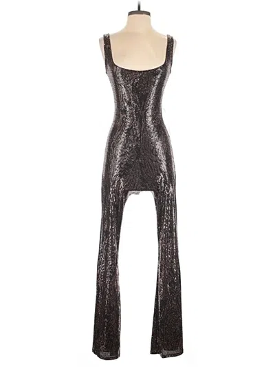 Bebe Jumpsuit In Silver