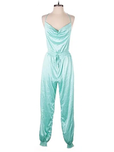 Pre-owned Bebe Jumpsuit In Teal