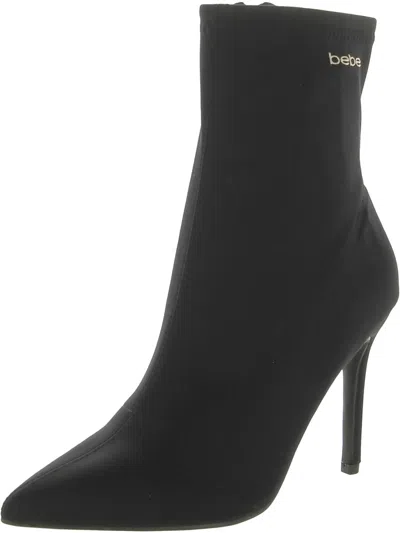 Bebe Kandey Boots In Black Faux