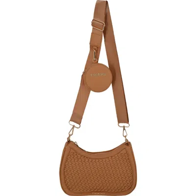 Bebe Katriel Crossbody Bag With Zip Pouch In Brown