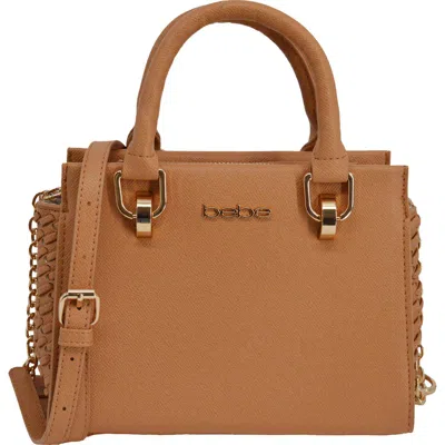 Bebe Katriel Small Satchel In Brown