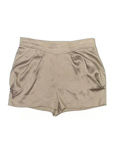 Pre-owned Bebe Khaki Shorts In Brown