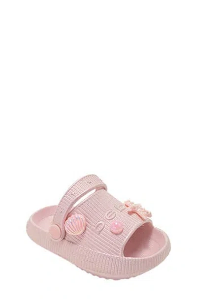 Bebe Kids' Aden Slide Sandal In Pink