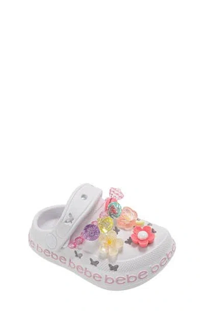 Bebe Kids' Amaryllis Clog In White