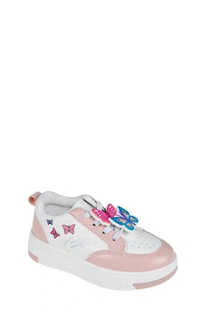 Bebe Kids' Butterfly Court Sneaker In White