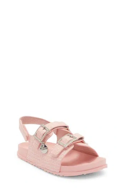 Bebe Kids' Charm Slide Sandal In Pink