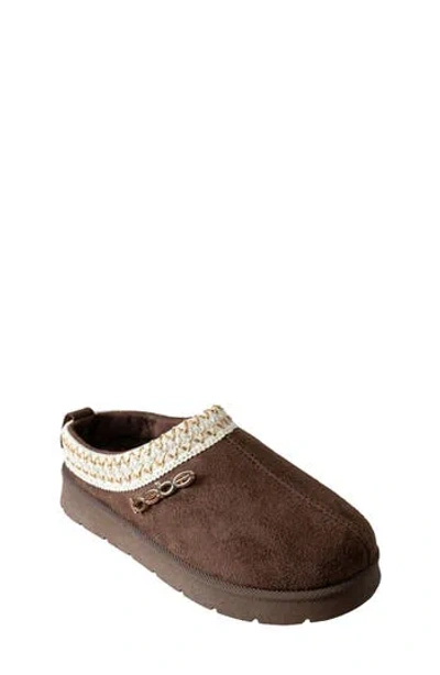 Bebe Kids' Chatz Clog Slipper In Brown