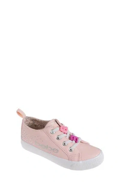 Bebe Kids' Court Sneaker In Blush