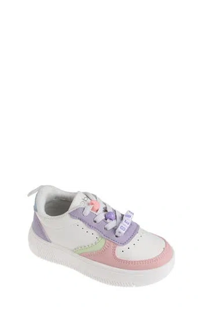 Bebe Kids' Court Sneaker In Purple Multi