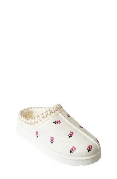 Bebe Kids' Cozy Clog In White