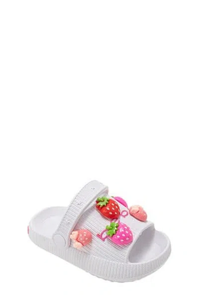 Bebe Kids' Darya Slide Sandal In White