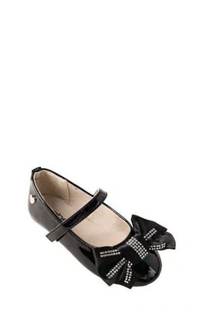 Bebe Kids' Faux Leather Mary Jane Flat In Black