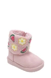 Bebe Kids' Faux Shearling Winter Boot In Pink