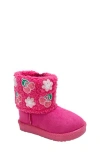 Bebe Kids' Faux Shearling Winter Boot In Pink