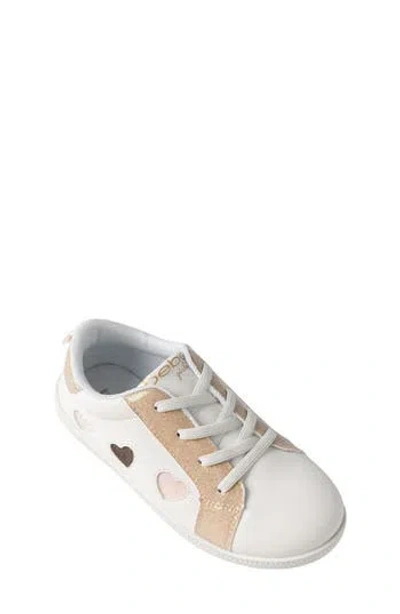 Bebe Kids' Heart Sneaker In White