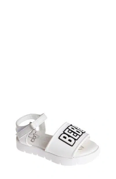 BEBE BEBE KIDS' LOGO SANDAL