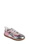 Bebe Kids' Metallic Sneaker In Pink Multi