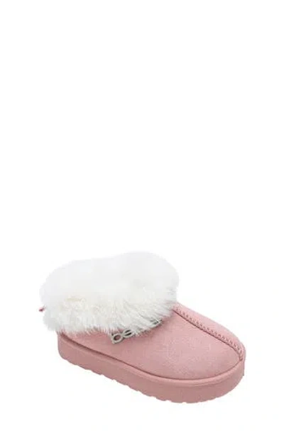 Bebe Kids' Microsuede Mule In Blush