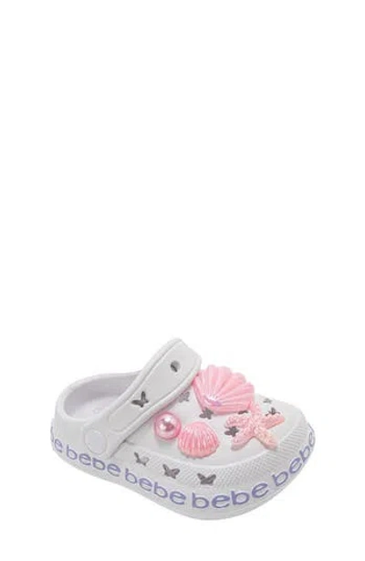 Bebe Kids' Nerissa Clog In White