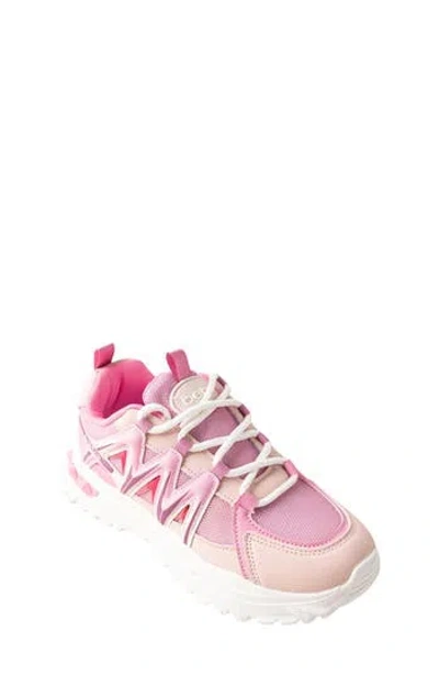 Bebe Kids' Ombre Mesh Jogger Sneaker In Pink