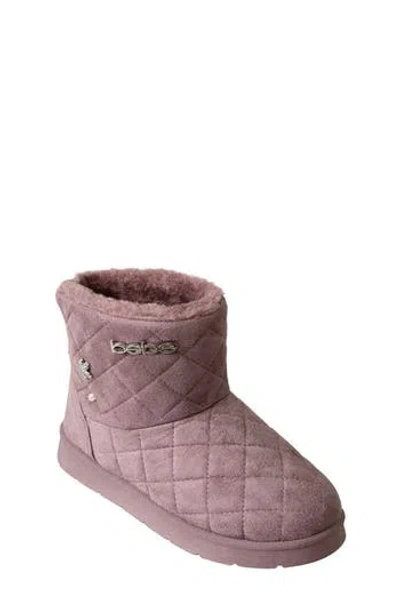 Bebe Kids' Quilted Bootie In Purple