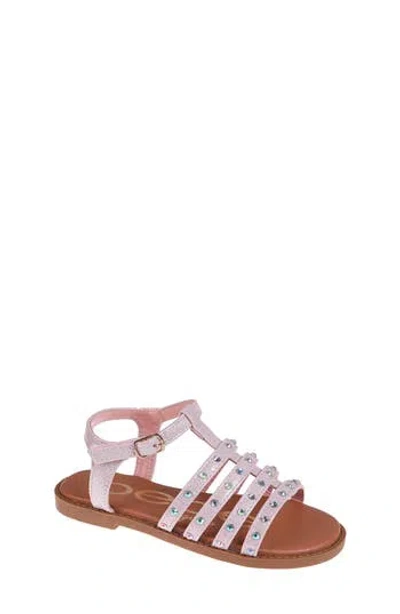 Bebe Kids' Little Girls Sparkly And Stylish Fashion Sandals In Pink