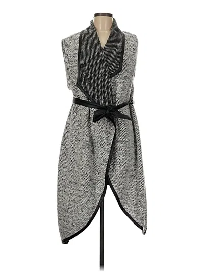 Pre-owned Bebe Kimono In Gray