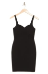 Bebe Knit Body-con Minidress In Black