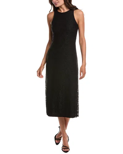 Bebe Lace Halter Maxi Dress In Black