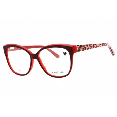 Bebe Ladies Black Cat Eye Eyeglass Frames Bb5214