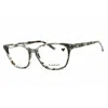 Bebe Ladies Blue Rectangular Eyeglass Frames Bb5220