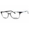 Bebe Ladies Grey Rectangular Eyeglass Frames Bb5163
