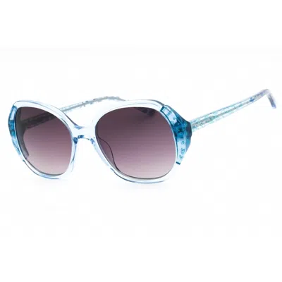 Bebe Ladies Multi-color Oval Sunglasses Bb7245 In ["grey"]