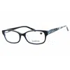 Bebe Ladies Multi-color Rectangular Eyeglass Frames Bb5183