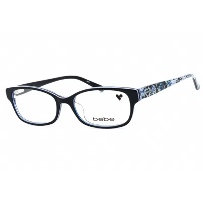 Bebe Ladies Multi-color Rectangular Eyeglass Frames Bb5183