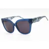 Bebe Ladies Multi-color Rectangular Sunglasses Bb7248genericcaseincluded In ["grey"]