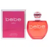 Bebe Ladies Satin Edp Spray 3.4 oz Fragrances 840172707761 In Transparent