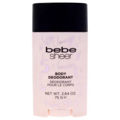 Bebe Ladies Sheer Deodorant 2.64 oz Fragrances 840172707716 In Transparent