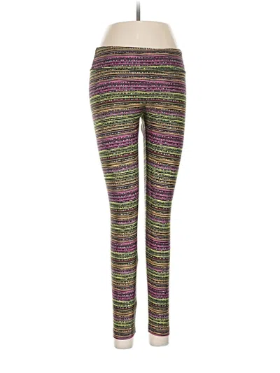 Pre-owned Bebe Leggings In Purple