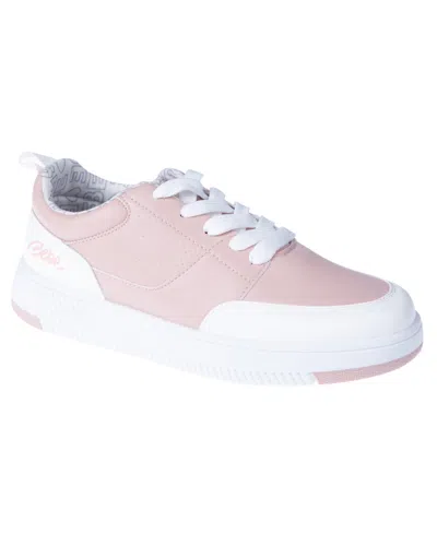 Bebe Kids' Little And Big Girls Court Low Top Sneaker In Blush
