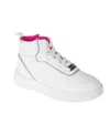 Bebe Little And Big Girls High Top Sneaker In White